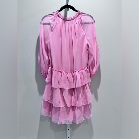 Alice Olivia silk tired dress size M - Picture 7 of 9